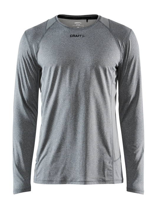 Craft Sportswear Mens Training Advance Essence Long Sleeve T-Shirt - Grey Melange