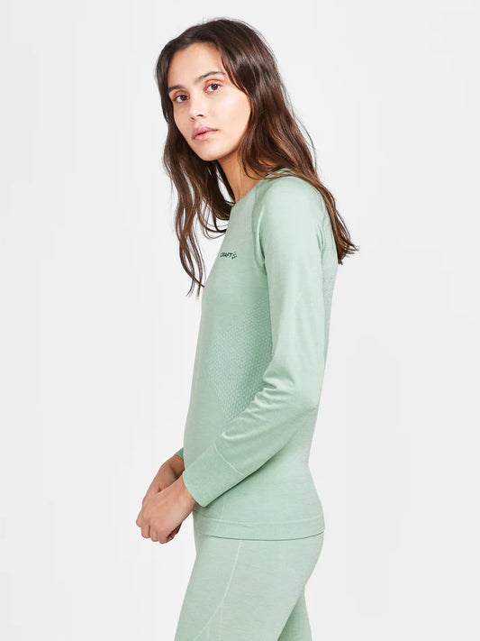 Craft Sportswear Womens CORE Dry Active Comfort Long Sleeve - Jade Green