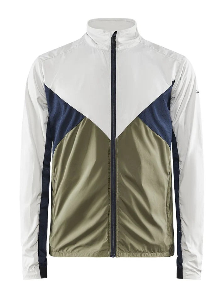 Craft Sportswear Mens ADV Essence Wind Jacket - Grey/Green