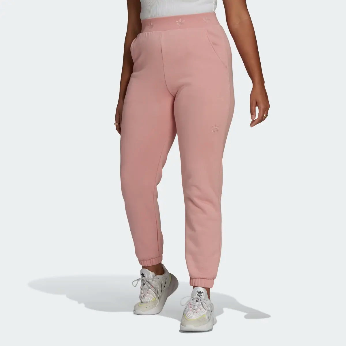 adidas Originals Womens Cuffed Joggers - Pink