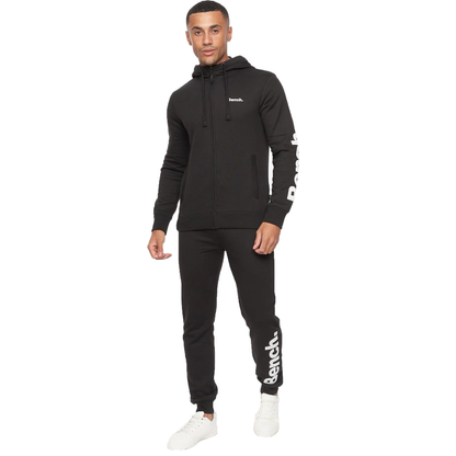 Bench Mens Maslow Full-Zip Up Hoodie - Black