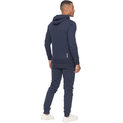 Bench Mens Maslow Full-Zip Up Hoodie - Navy Blue