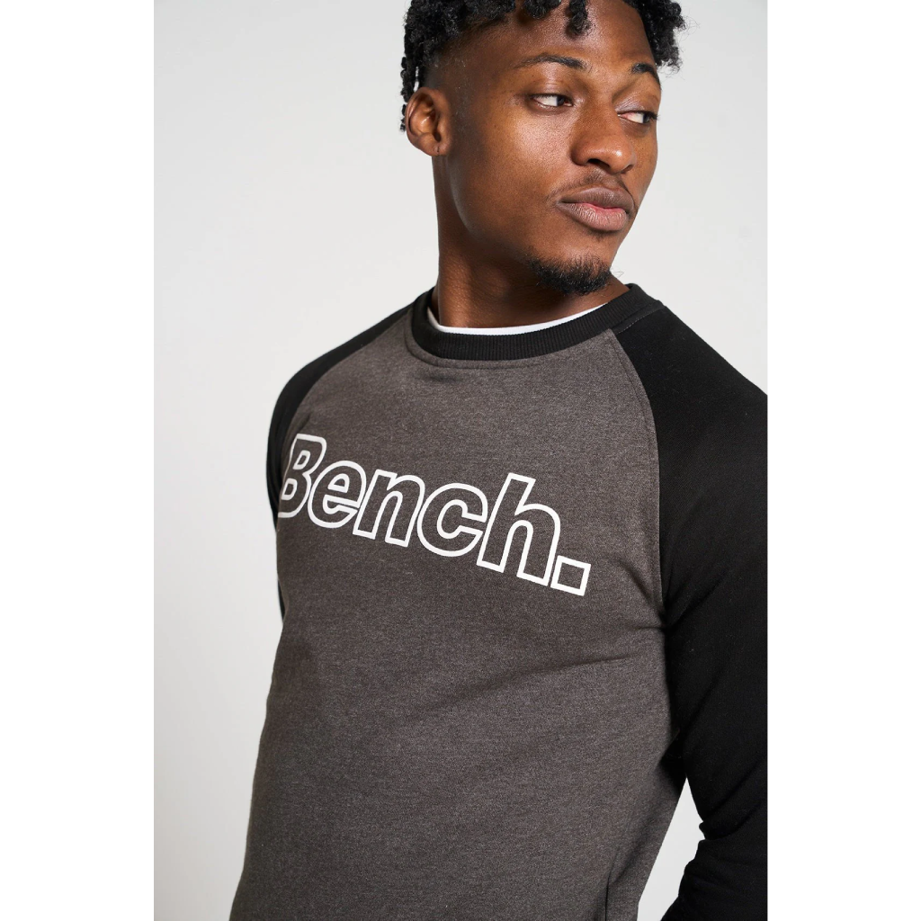 Bench Mens Reston Crew Sweat - Black