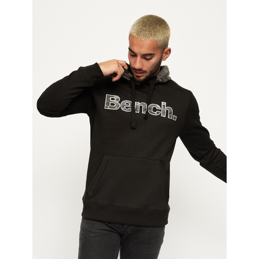 Bench Mens Toller Hoodie - Black/Camo