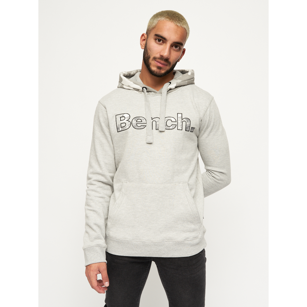 Bench Mens Toller Hoodie - Grey Marl/Camo