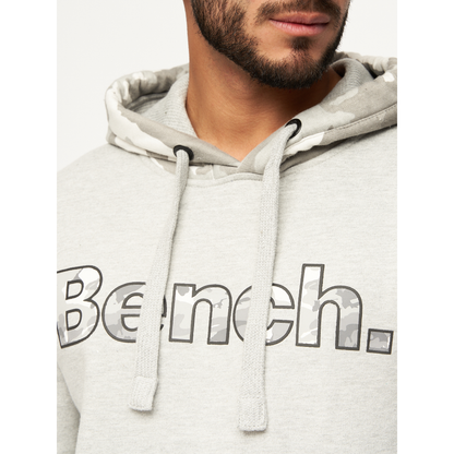 Bench Mens Toller Hoodie - Grey Marl/Camo