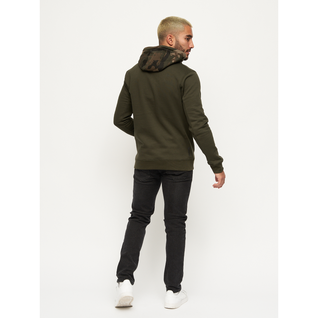 Bench Mens Toller Hoodie - Khaki Green/Camo