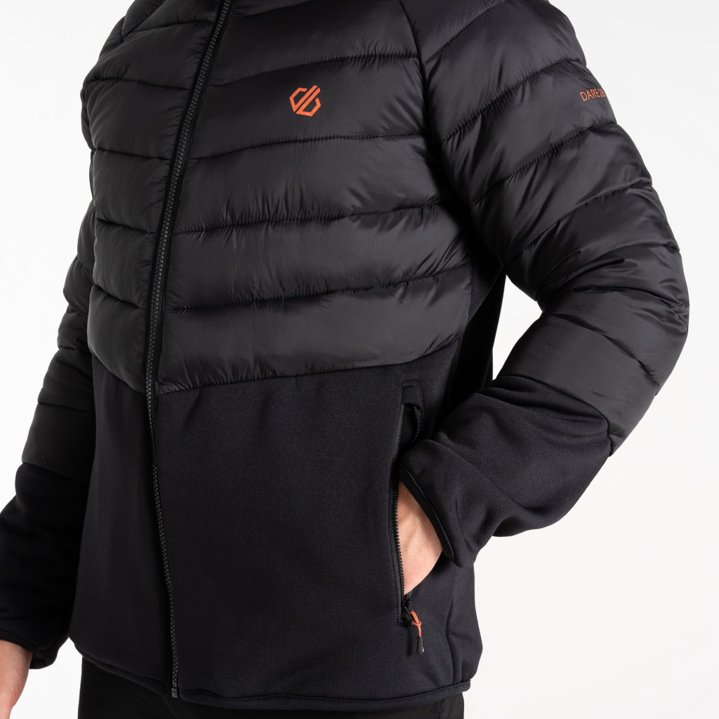 Dare 2b Mens Mountain Series Hybrid Jacket - Black