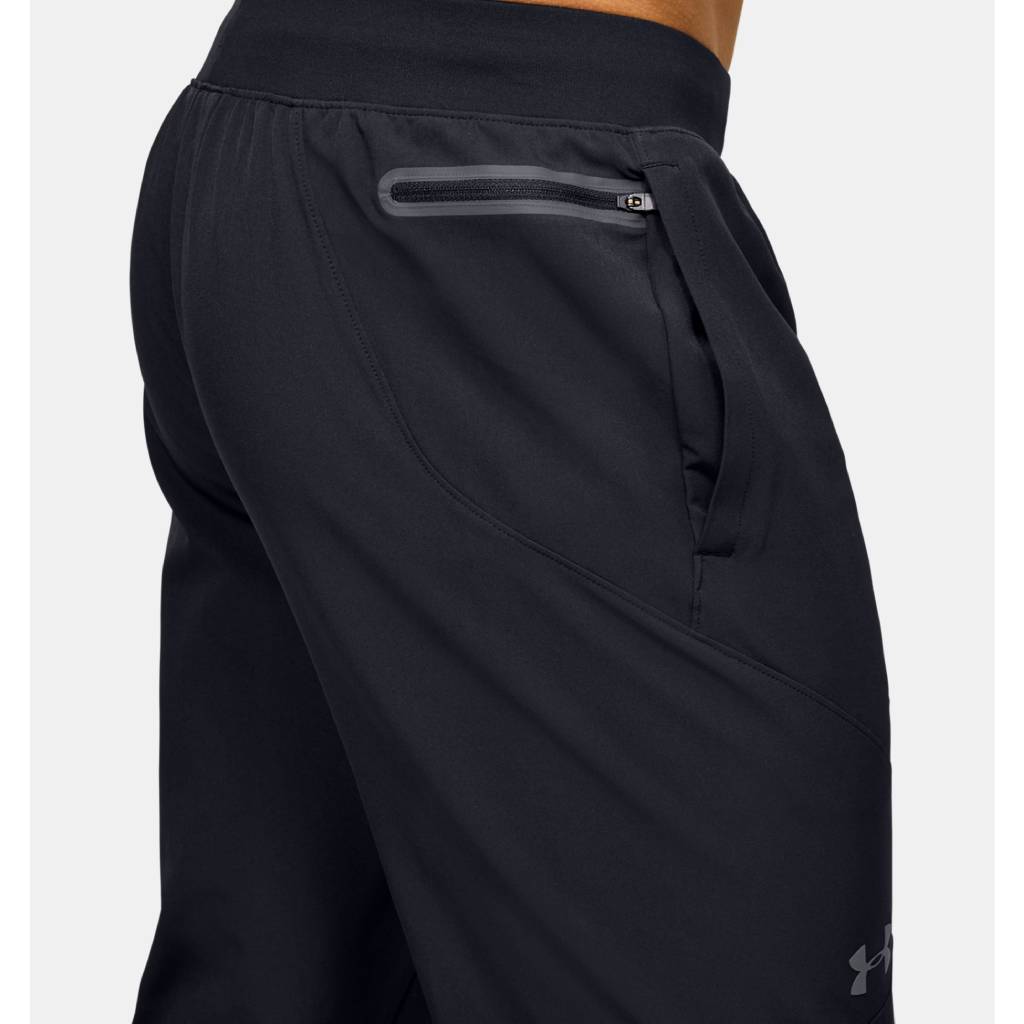 Under Armour Mens UA Unstoppable Tapered Track Pants - Black