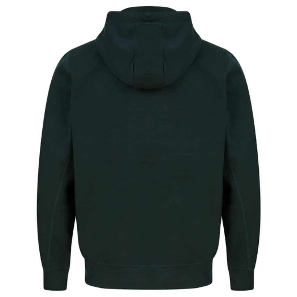 Tokyo Laundry Abatt Motif Brushback Fleece Pullover Hoodie - Scarab Green