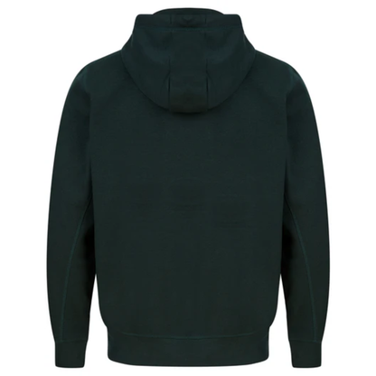 Tokyo Laundry Abatt Motif Brushback Fleece Pullover Hoodie - Scarab Green