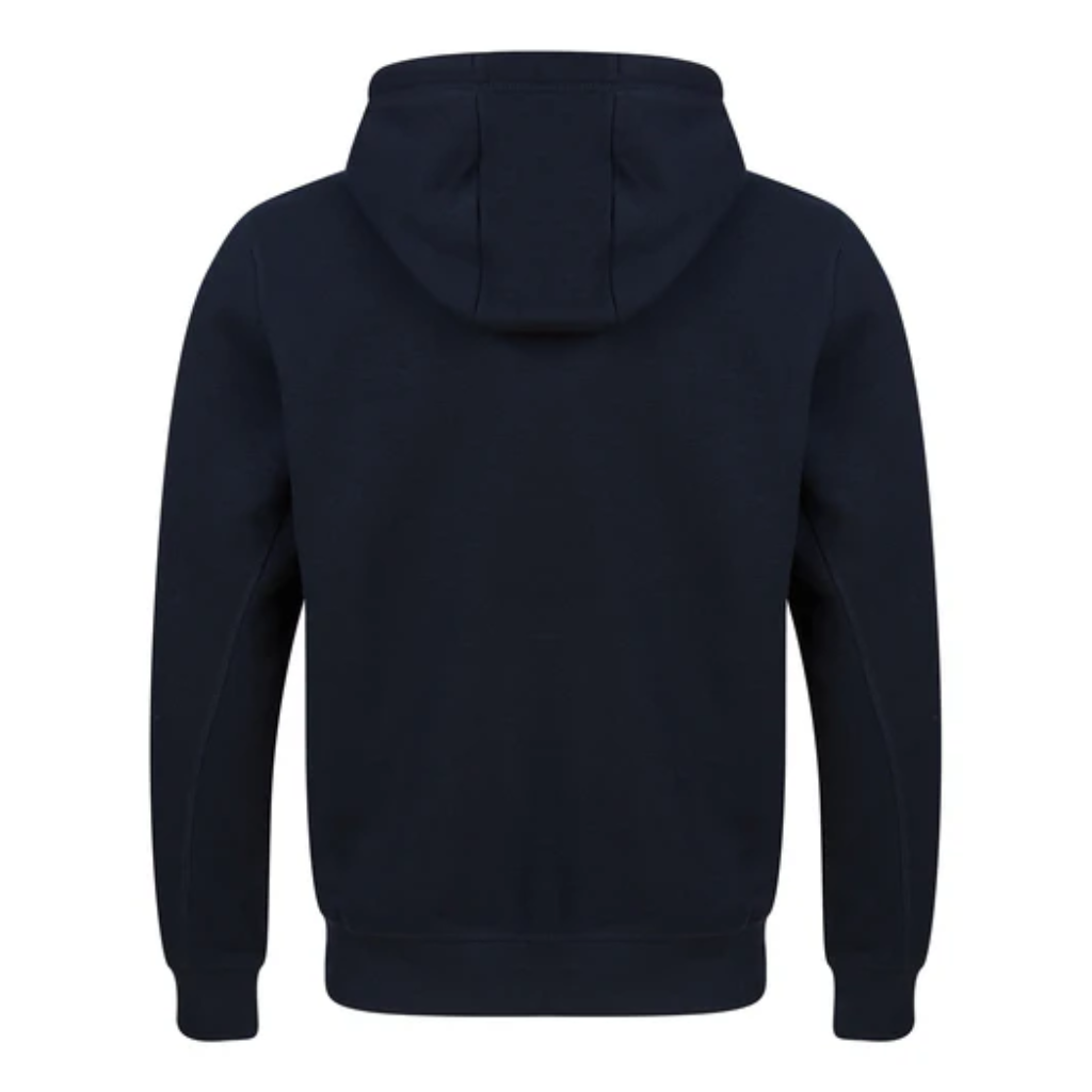 Tokyo Laundry Abatt Motif Brushback Fleece Pullover Hoodie - Sky Captain Navy