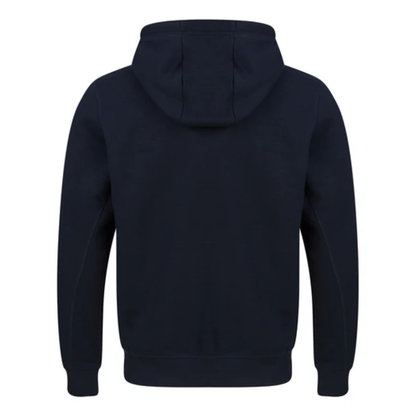 Tokyo Laundry Abatt Motif Brushback Fleece Pullover Hoodie - Sky Captain Navy