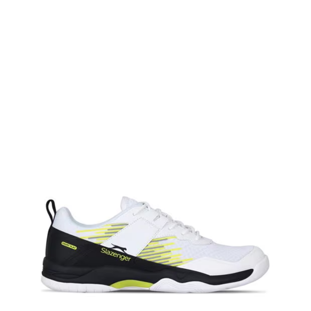 Slazenger Mens Baseline Tennis Shoes - White/Black