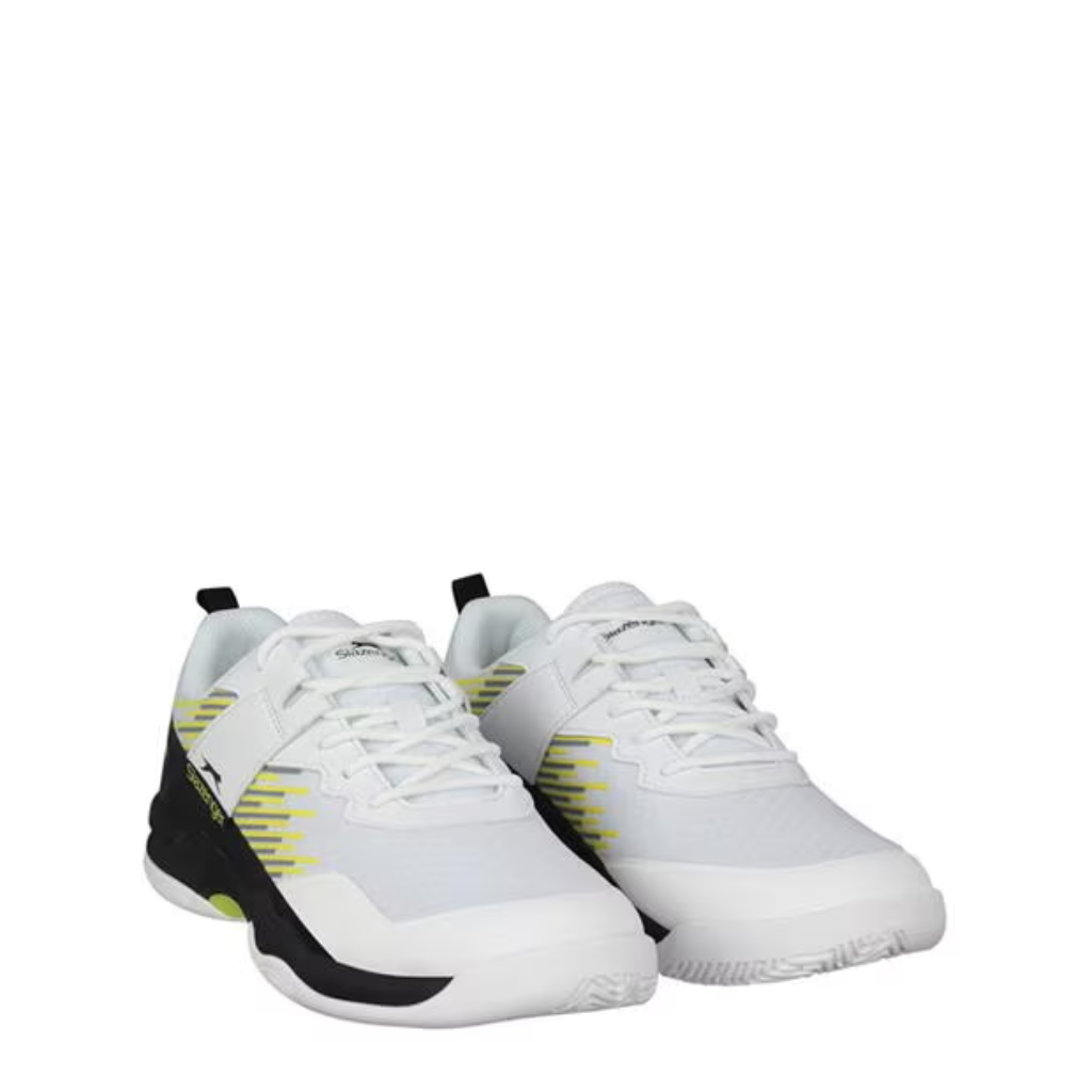 Slazenger Mens Baseline Tennis Shoes - White/Black