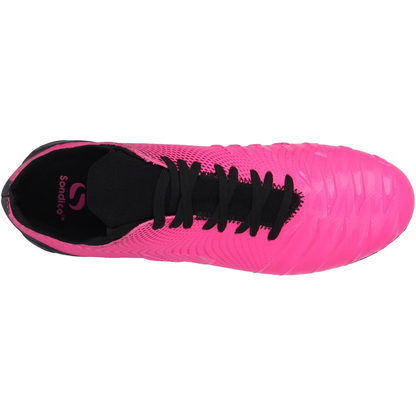 Sondico Blaze Junior FG Firm Ground Football Boots - Pink/Black