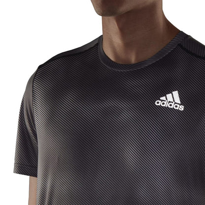 adidas Own the Run Colorblock T-Shirt - Black/Grey