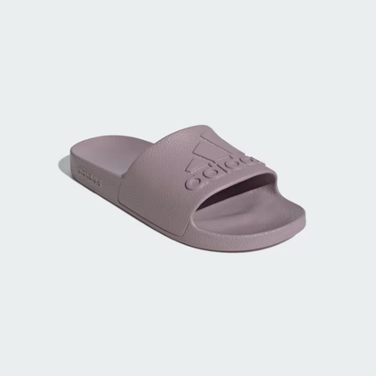 adidas Womens Adilette Aqua Sliders - Fig Pink