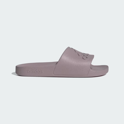 adidas Womens Adilette Aqua Sliders - Fig Pink