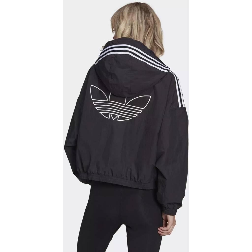 adidas Womens Adicolor Classics Windbreaker - Black