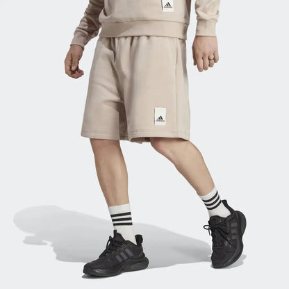 adidas Lounge Fleece Shorts - Wonder Taupe