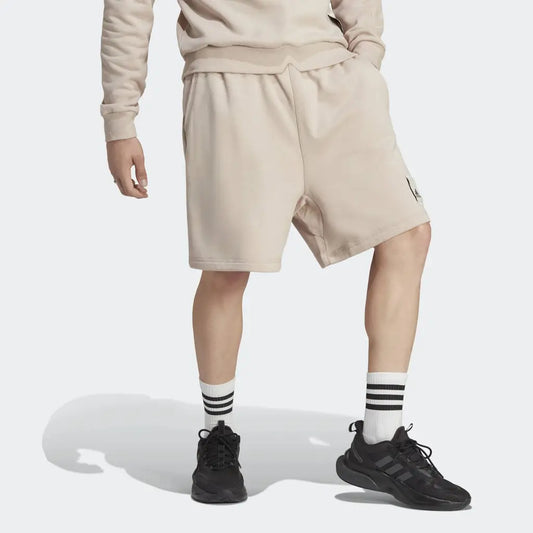 adidas Lounge Fleece Shorts - Wonder Taupe