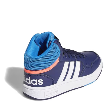 adidas Boys Junior Hoops Mid 3.0 - Blue/White