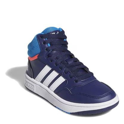 adidas Boys Junior Hoops Mid 3.0 - Blue/White