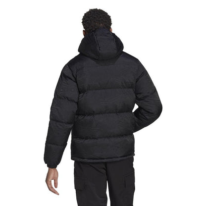 adidas Originals Mens Down Regen Rekive Hooded Puffer Jacket - Black