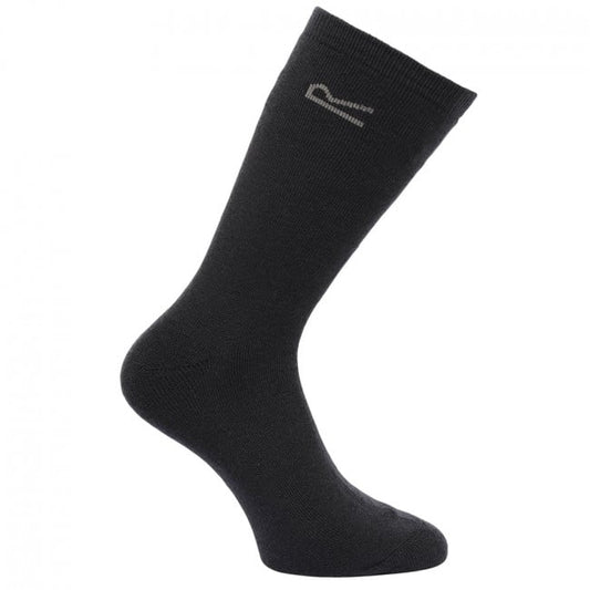 Regatta Mens 5 Pack Thermal Sock - Black